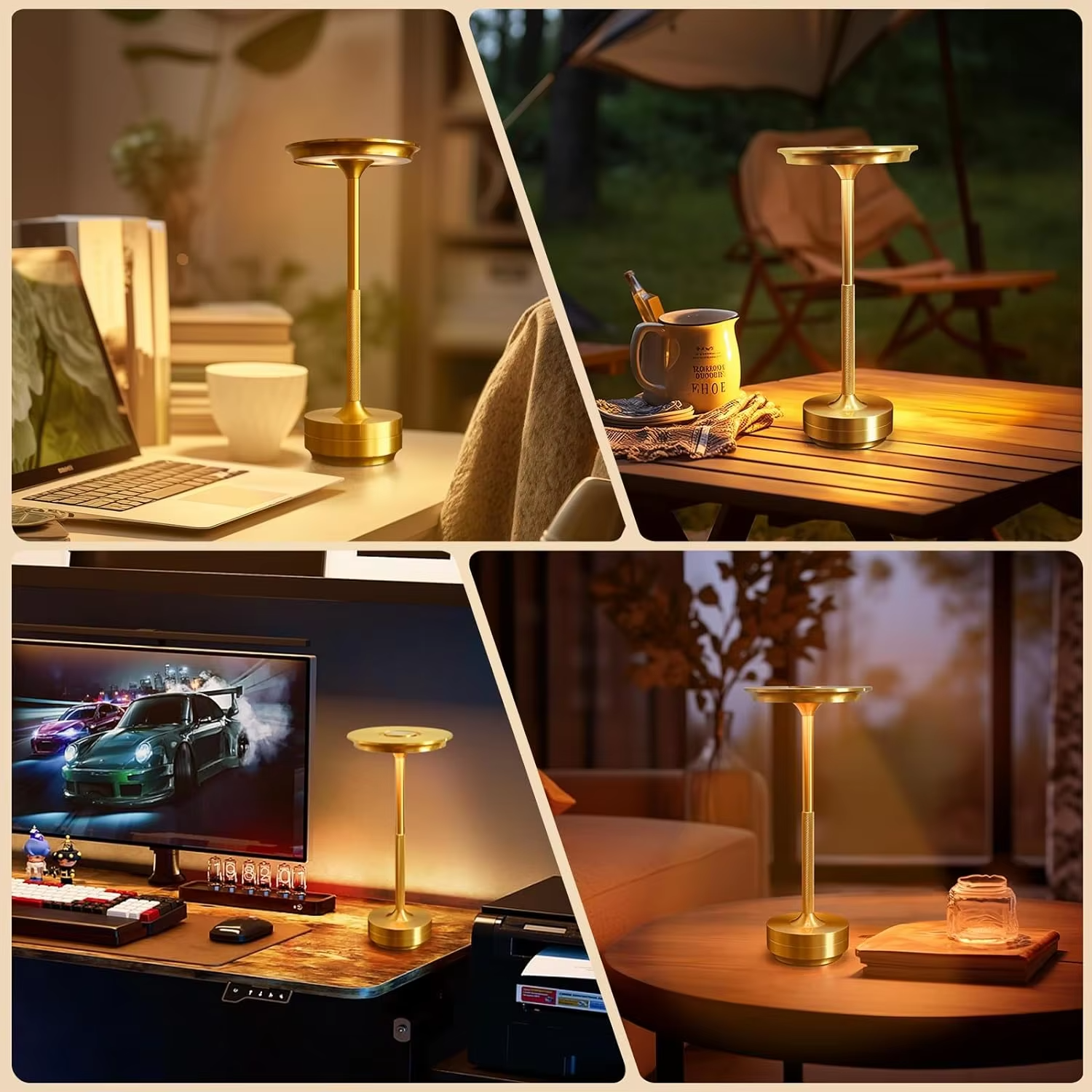 Luminária de mesa sem fio Lena